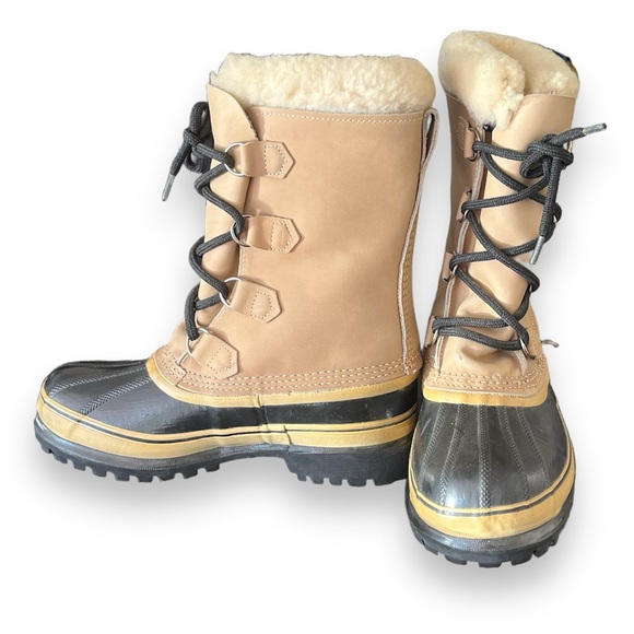 Sorel Kaufman Caribou Winter Boots Men’s Size 8 - Picture 4 of 11